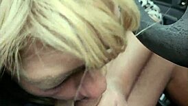 Cute Girl Sucks Dick Head Until Cum in Mouth