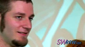 petite ginger enjoys oral at swinger party