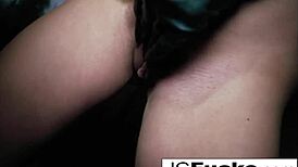 Horny Jayden TEASES and PLEASES herself with NUDE tits and ASS!