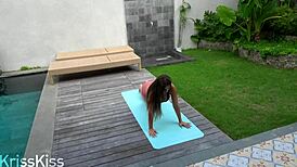 Step Sister Fucked Hard After Yoga