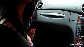 WOW! Anorexic college girl PICKED UP and convinced to FUCK by older guy. What a wild reality!