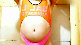 Carol Cross Shows Off In Thong