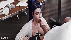 hey kaisa, think you can handle being punished by 3 huge dicks in public?