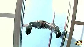 the slutty blonde gets her pussy eaten sweetly before taking anal