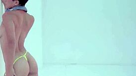 Amazing latina teen mia valentine shows her hot big ass