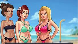 Summertime saga episode 220. Homemade amateur adventures.