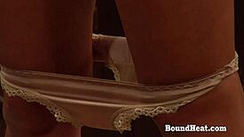 Adela Submissive Slave Moans from Harsh Whipping on Big Ass