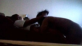 Partner enjoys a passionate licking session