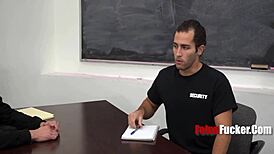 Thief's delicious cock got me hooked after rough garage action