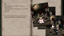 i'm watchin night of r scenes part 10 in the dungeon area, it's hentai-like.