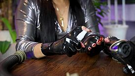 Black Latex Gloves Trigger Intense Fetish ASMR Experience