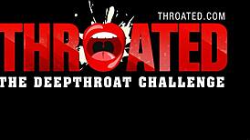 mature teen explores oral techniques in a surprising session