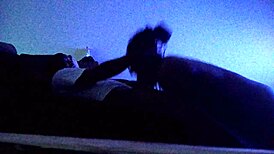 Partner enjoys a passionate licking session