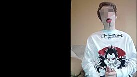 Boy Swallows Cum from a Used Condom in Homemade Fetish Scene