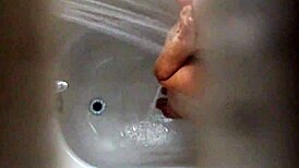 Shower spying catches every wet detail