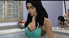 Hey, wanna watch hermanastros banging hard behind their stepmom’s back?