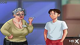 i here take n touch my big tits in summertimesaga game