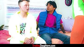 Stepdaughters Discover Time Traveling Fuck-Up