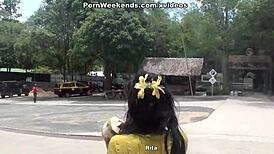 is this blowjob your punishment for misbehaving during the holiday? clothes ripped off for rough sex