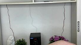 Hot Nurse Gives Hard Cock a Wild Waxing