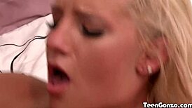 Teengonzo blonde Cali Carter, does she take that pounding in missionary and doggystyle?