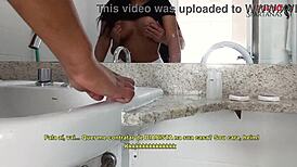 Juliacarioca Bangs Tan-Lined Latina Maid in Dirty Talk Session