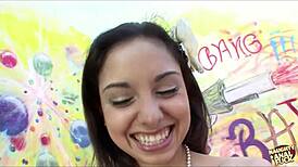 i am skinny cutie trinity st clair using oils and toys to prepare for the anal creampie, it's gonna be messy