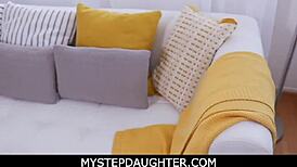 Tiny young fit teen Jaye Summers family banged by stepdad POV