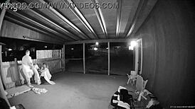 Bent Over Wet Pussy Creampie In Homemade Outdoor Sex.