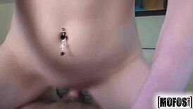 allie james in bikini for some solo teen fun.