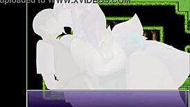 Hero gets footjob from dominatrix