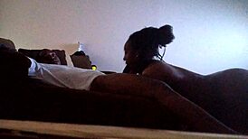 Partner enjoys a passionate licking session