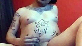 Shemale Slut Natalie Sin's Intense Solo Emotions