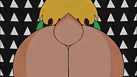 Noelle Holiday gets banged hard in anime hentai style