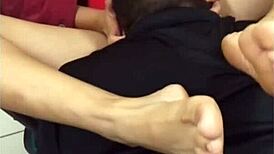 Random Intense Orgasms in Wild Group Action