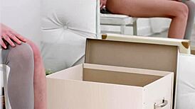 teeny lovers in octoberfest outfits fucking with licking and kissing