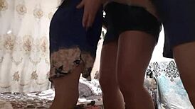 Showed New Skirts To Neighbor