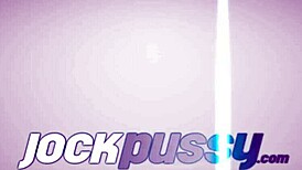 Jockpussy - Trans Stud Luke Swallows And Rides Bare Twink Cock