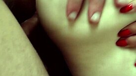 Hairy busty milf with big ass drenched in hot cum.