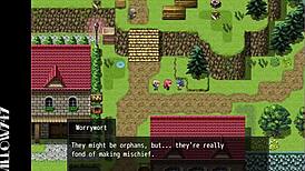 Hrpg adventure with Tina the swordswoman exploring the scarlet prison in episode 001