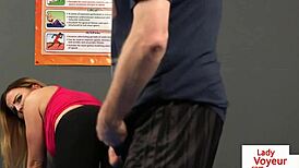 Busty British babe pauses yoga for hot JOI! 🔥