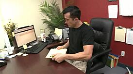 Sexy American Babe Offers Sex For Cash In Office Encounters