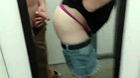 Wow, ShellySeth and SMarien75 banging in Walmart dressing room