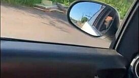 Beautiful Whore Swallows Cum From Big Cock On Street Corner