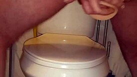 Double huge dildo anal play