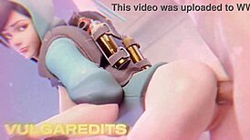 I’m obsessed with this Overwatch futa tribute, Say So SMF HMV creampie compilation!