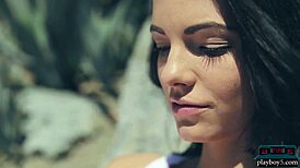 Czech Milf Sapphira A Strips Sensually for Playboy, Wow!