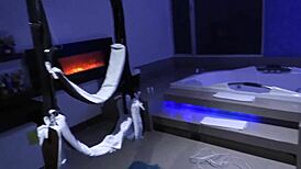 58-year-old latina shows big ass needing cock