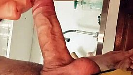 egyptian couple shares intimate kitchen moments together