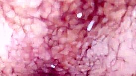 Close-Up of My Bareback Cock Sliding In and Out Until He Cums